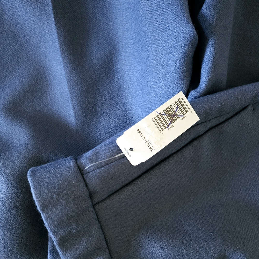 Pendleton Blue Virgin Wool Fully Lined Straight Leg Pleated Pants USA Made Sz 12 - Picture 5 of 9